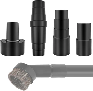 4Pcs Universal Vacuum Hose Adapters Kit, for Vacuum Brush Attachment 4Pcs Universal Vacuum Hose Adapters Kit, for Vacuum Brush Attachment