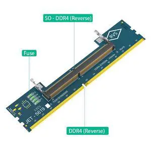 Laptop SO DDR4 RAM to Desktop DDR4 Adapter Card Memory Tester SO DIMM 4 to DDR4 Converter Supports 5600 Mhz Frequency SO DDR4 Laptop SO DDR4 RAM to Desktop DDR4 Adapter Card Memory Tester SO DIMM 4 to DDR4 Converter Supports 5600 Mhz Frequency SO DDR4