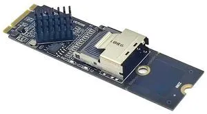 M.2 NVME To Mini SAS SFF-8087 Expansion Card Support 4 Port SFF8087 To M2 NVME Adapter with Cable HDD SSD SATA Controller M.2 NVME To Mini SAS SFF-8087 Expansion Card Support 4 Port SFF8087 To M2 NVME Adapter with Cable HDD SSD SATA Controller