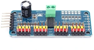 PCA9685 PWM Servo Driver Board IIC Interface 16 Channel 12-Bit PWM Servo Motor Driver Board Controller for Robot PCA9685 PWM Servo Driver Board IIC Interface 16 Channel 12-Bit PWM Servo Motor Driver Board Controller for Robot