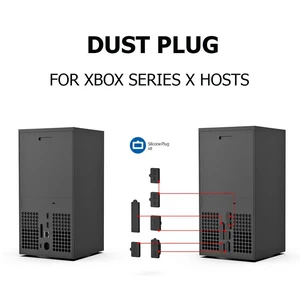 Silicone Dirty Prevent Mesh with Dust Pulgs Dustproof Net Antidust Cover Dustproof Case Cover for Xbox Series X Game Console Silicone Dirty Prevent Mesh with Dust Pulgs Dustproof Net Antidust Cover Dustproof Case Cover for Xbox Series X Game Console