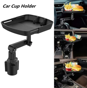 Universal Car Cup Holder Tray Adjustable 360 Degree Car Tray Table Mobile Phone Holder Mount Arm Food Table For Car Stand Universal Car Cup Holder Tray Adjustable 360 Degree Car Tray Table Mobile Phone Holder Mount Arm Food Table For Car Stand