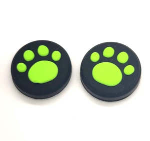 2 x Silicone Analog Controller Thumb Stick Joystick Grips Cap for Switch NS/Switch Lite Controller ThumbStick Cute Cat Paw Claw (Green) 2 x Silicone Analog Controller Thumb Stick Joystick Grips Cap for Switch NS/Switch Lite Controller ThumbStick Cute Cat Paw Claw (Green)