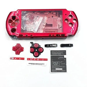 Full Shell Housing Case Cover with Buttons Kit Set For PSP3000 PSP 3000 3001 3002 3003 3004 Series Replacement - Red Full Shell Housing Case Cover with Buttons Kit Set For PSP3000 PSP 3000 3001 3002 3003 3004 Series Replacement - Red