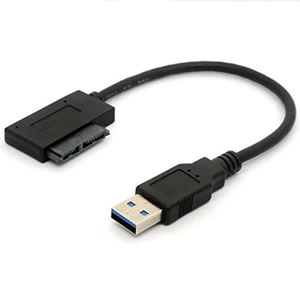 USB 3.0 to 7+6 13Pin Slimline SATA Cable Adapter | for Laptop CD DVD ROM Optical Drive USB 3.0 to 7+6 13Pin Slimline SATA Cable Adapter | for Laptop CD DVD ROM Optical Drive