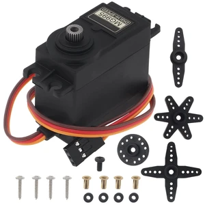 MG995 Servo Motor Control Angle 180 Degrees Metal Gear High Speed Torque Servo Motor for Smart Car/Robot/RC Helicopter Boat MG995 Servo Motor Control Angle 180 Degrees Metal Gear High Speed Torque Servo Motor for Smart Car/Robot/RC Helicopter Boat