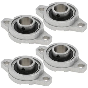 4Pcs KFL002 15mm Inner Bore Mounted Flange Mounted Pillow Block Bearings for Diameter 15mm Linear Shaft Rod T8 Lead Screw 4Pcs KFL002 15mm Inner Bore Mounted Flange Mounted Pillow Block Bearings for Diameter 15mm Linear Shaft Rod T8 Lead Screw