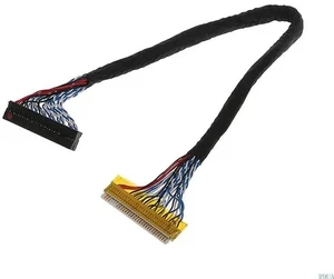 LVDS Cable FIX-30 Pin 2ch For 17-26inch LCD/LED Panel Controller 25cm LVDS Cable FIX-30 Pin 2ch For 17-26inch LCD/LED Panel Controller 25cm