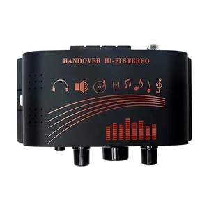 AK170 Audio Power Amplifier RCA Input Portable Sound Amplifier 20W*2 Speaker Amp Dual Channel with LED Light Ring Car Home Use AK170 Audio Power Amplifier RCA Input Portable Sound Amplifier 20W*2 Speaker Amp Dual Channel with LED Light Ring Car Home Use