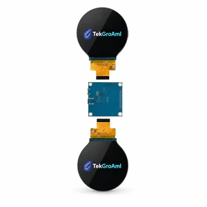 TekGroAml 2.1 inch Dual TFT IPS Round Circular LCD Display 480x480 ,HDMI video input ,Micro USB Power Port TekGroAml 2.1 inch Dual TFT IPS Round Circular LCD Display 480x480 ,HDMI video input ,Micro USB Power Port