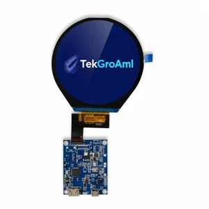 3.4 Inch Round 330nit LCD Display & HDMI Board, 800x800 IPS Circular Screen for PC Sensor Panel, Flight Sim Dashboard, Smart Watch, Windows Compatible 3.4 Inch Round 330nit LCD Display & HDMI Board, 800x800 IPS Circular Screen for PC Sensor Panel, Flight Sim Dashboard, Smart Watch, Windows Compatible