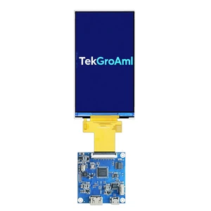 TekGroAml 4.5 inch 480x854 TFT LCD Display Module, SPI & RGB18bit Dual Interface, 16.7M Color, Wide View Angle, for DIY & Embedded Projects TekGroAml 4.5 inch 480x854 TFT LCD Display Module, SPI & RGB18bit Dual Interface, 16.7M Color, Wide View Angle, for DIY & Embedded Projects