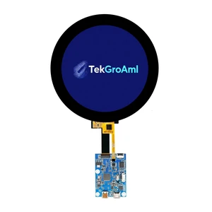 TekGroAml 4 Inch 720x720 Round Capacitive Touch LCD Display,Micro H/D Board 300 nits Circular Screen for PC Sensor Panel,DIY Dashboard,USB 5V Power TekGroAml 4 Inch 720x720 Round Capacitive Touch LCD Display,Micro H/D Board 300 nits Circular Screen for PC Sensor Panel,DIY Dashboard,USB 5V Power