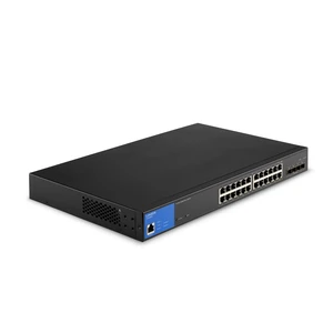 Linksys LGS328MPC 24-Port Gigabit PoE+ Smart Managed Switch, 410W PoE Budget, 4 x 10G SFP+ Uplinks Linksys LGS328MPC 24-Port Gigabit PoE+ Smart Managed Switch, 410W PoE Budget, 4 x 10G SFP+ Uplinks