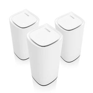 Linksys Velop Pro 6E MX6203 AXE5400 Tri-Band WiFi 6E Mesh System (3-Pack), Up to 9,000 sq ft, 200+ Devices Linksys Velop Pro 6E MX6203 AXE5400 Tri-Band WiFi 6E Mesh System (3-Pack), Up to 9,000 sq ft, 200+ Devices