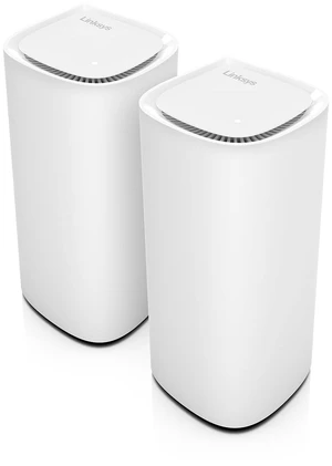 Linksys Velop Pro 7 MBE7002 BE11000 Tri-Band WiFi 7 Mesh System (2-Pack), Up to 6,000 sq ft, 200+ Devices Linksys Velop Pro 7 MBE7002 BE11000 Tri-Band WiFi 7 Mesh System (2-Pack), Up to 6,000 sq ft, 200+ Devices