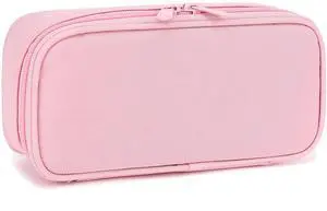 Large Capacity Pencil Case for Kids, Boys & Girls Zippered Multi-Functional Pen Pouch, Soft & Portable Pencil Bag for School, Teens, Students, Pink Large Capacity Pencil Case for Kids, Boys & Girls Zippered Multi-Functional Pen Pouch, Soft & Portable Pencil Bag for School, Teens, Students, Pink