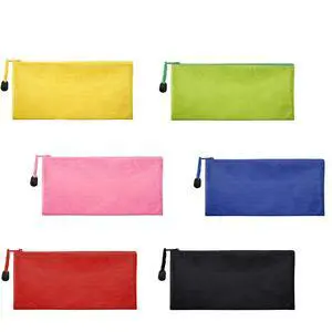 Sailing-go 6 Pieces 6 Colors Zipper Waterproof Bag Pencil Pouch | Cosmetic Makeup, Bills, Office Supplies, Travel Accessories and Daily Household Supplies Sailing-go 6 Pieces 6 Colors Zipper Waterproof Bag Pencil Pouch | Cosmetic Makeup, Bills, Office Supplies, Travel Accessories and Daily Household Supplies