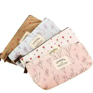 Pencil Case, Cute Floral Flower Canvas Zipper Pencil Cases Lovely Fabric Flower Tree Pen Bags Supplies 4 Pcs Pencil Case, Cute Floral Flower Canvas Zipper Pencil Cases Lovely Fabric Flower Tree Pen Bags Supplies 4 Pcs