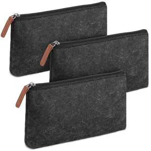 Pencil Case, Pencil Pouch, 3 Pc, Black Felt, Small Pencil Case | Pencil pouch Small, Pen Case, Pen Bag, Office Supplies, Canvas Pencil Case, Pencil Bags, Pen Pouch Pencil Case, Pencil Pouch, 3 Pc, Black Felt, Small Pencil Case | Pencil pouch Small, Pen Case, Pen Bag, Office Supplies, Canvas Pencil Case, Pencil Bags, Pen Pouch