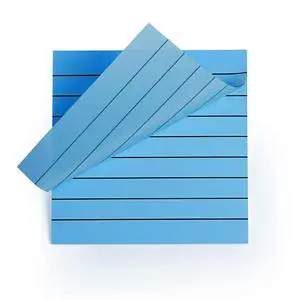 Clear Transparent Lined Sticky Notes 3x3 Inches, 2 Pads | 100 Sheets, Self-Stick, See Through, Easy to Post, Reusable, Waterproof, Dark Blue, For Study & Office Clear Transparent Lined Sticky Notes 3x3 Inches, 2 Pads | 100 Sheets, Self-Stick, See Through, Easy to Post, Reusable, Waterproof, Dark Blue, For Study & Office