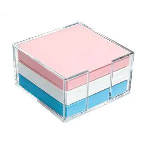 Clear Sticky Note Holder for Desk, Acrylic Sticky Note Dispenser 3x3 Inch | Office Accessories, Aesthetic Desk Accessories for Home Classroom Clear Sticky Note Holder for Desk, Acrylic Sticky Note Dispenser 3x3 Inch | Office Accessories, Aesthetic Desk Accessories for Home Classroom