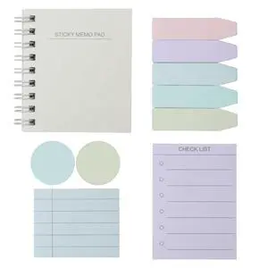 Small Notebook with Sticky Notes and Flags, Portable Notepad with Adhesive Notes and Flags, Assorted Pastel Colors, 3" x 3", 180 Memos per Notebook (1009679) Small Notebook with Sticky Notes and Flags, Portable Notepad with Adhesive Notes and Flags, Assorted Pastel Colors, 3" x 3", 180 Memos per Notebook (1009679)