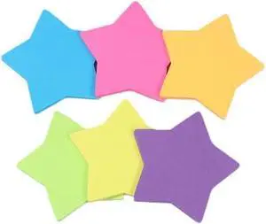 6 Color 240 Sheets Star Shape Sticky Notes Super Cute Post It Notes Self-Sticky Note Pads for School Office Home, Self Stick Notes, Notebooks and Writing Pads 6 Color 240 Sheets Star Shape Sticky Notes Super Cute Post It Notes Self-Sticky Note Pads for School Office Home, Self Stick Notes, Notebooks and Writing Pads