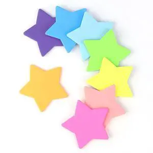 8 Color Star Shape Sticky Notes, 240 Sheets, Self-Sticky Note Pads for School Office Home 8 Color Star Shape Sticky Notes, 240 Sheets, Self-Sticky Note Pads for School Office Home