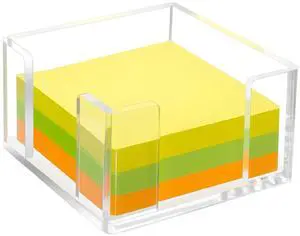 Acrylic Sticky Note Holder, 3x3 Inch Clear Dual Openings Square Notepad Organizer with Anti-Slip Base, Sticky Note Dispenser Memo Holder Case for Desk Office School Supplies(No Pads) Acrylic Sticky Note Holder, 3x3 Inch Clear Dual Openings Square Notepad Organizer with Anti-Slip Base, Sticky Note Dispenser Memo Holder Case for Desk Office School Supplies(No Pads)