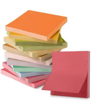 Sticky Notes, 3"x3", 12 Pads, 720 Sheets | Autumn Carnival Color Palette, Sticky Notes Bulk, Self-Stick Note Pads, Perfect for Office, School, Home Sticky Notes, 3"x3", 12 Pads, 720 Sheets | Autumn Carnival Color Palette, Sticky Notes Bulk, Self-Stick Note Pads, Perfect for Office, School, Home