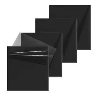 200 Sheets Transaprent Sticky Notes 3" X 3" for School Office Supplies | Black Translucent PET Material Design Reveals Underlying Text for School Study & Office Reminders 200 Sheets Transaprent Sticky Notes 3" X 3" for School Office Supplies | Black Translucent PET Material Design Reveals Underlying Text for School Study & Office Reminders