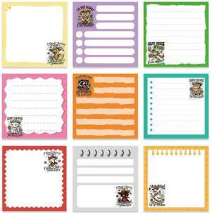 Funny Animal Sticky Notes 3x3 Gifts for Work 9-Pack | Funny Animal Notepads, 450 Sheets Total Rich Designs, High Quality, Sarcastic Theme, Work Gag Gifts Funny Animal Sticky Notes 3x3 Gifts for Work 9-Pack | Funny Animal Notepads, 450 Sheets Total Rich Designs, High Quality, Sarcastic Theme, Work Gag Gifts