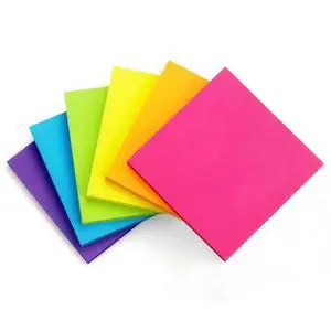 6 Pack Bright Color Sticky Notes 3x3 Inch, 100 Sheets/Pad 600 Total, Adhesive Memo Pads for Office School Home Organization 6 Pack Bright Color Sticky Notes 3x3 Inch, 100 Sheets/Pad 600 Total, Adhesive Memo Pads for Office School Home Organization