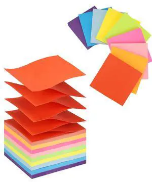 Pop Up Sticky Notes 3x3 Refills, 18 Pads, 900 Sheets | Bright Colors, Self Adhesive Memo Pads for Dispensers, Perfect for Home, Office & School, Stocky Notes for Bible Journaling Pop Up Sticky Notes 3x3 Refills, 18 Pads, 900 Sheets | Bright Colors, Self Adhesive Memo Pads for Dispensers, Perfect for Home, Office & School, Stocky Notes for Bible Journaling