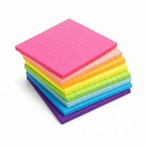 (8 Pack) Lined Sticky Notes 4x4 in Post Sticky Notes with Lines, 8 Bright Colors Self Sticky Notes, Large Ruled Sticky Note for Office, 50 Sheet/Pad (8 Pack) Lined Sticky Notes 4x4 in Post Sticky Notes with Lines, 8 Bright Colors Self Sticky Notes, Large Ruled Sticky Note for Office, 50 Sheet/Pad
