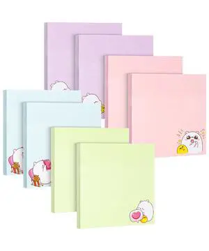 Aesthetic Sticky Notes, 3"x3", 8 Pads, 400 Sheets, 4 Designs | Cute Bear Sticky Notes, Self-Stick Note Pads Aesthetic, Perfect for Office, School, Home, Study & Organization Aesthetic Sticky Notes, 3"x3", 8 Pads, 400 Sheets, 4 Designs | Cute Bear Sticky Notes, Self-Stick Note Pads Aesthetic, Perfect for Office, School, Home, Study & Organization