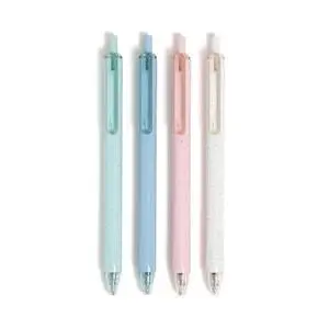 Gel Pens, Medium .7mm Point Black Ink, 4 Pack, Pastels Gel Pens, Medium .7mm Point Black Ink, 4 Pack, Pastels