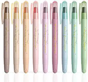 Bible Highlighters No Bleed, 9PCS Gel Highlighters Set | Pastel Colors, Cute Bible Study Supplies for Scripture Marking, Color Coding & Book Highlighting Bible Highlighters No Bleed, 9PCS Gel Highlighters Set | Pastel Colors, Cute Bible Study Supplies for Scripture Marking, Color Coding & Book Highlighting