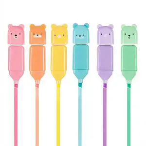 6 Pcs Mini Bear Highlighters, Macaron Colors, Mini Pens for School, Office | Chisel Tip, Cute Bear Shape, Mini Size, Fluent Cute Pens Gifts for Writing, Study, Note Taking, Journaling, Drawing, Art 6 Pcs Mini Bear Highlighters, Macaron Colors, Mini Pens for School, Office | Chisel Tip, Cute Bear Shape, Mini Size, Fluent Cute Pens Gifts for Writing, Study, Note Taking, Journaling, Drawing, Art