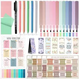 42 Bible Study Supplies Journaling Kit with Bible Highlighter, Green | Bible Study Kit for Women, Bible Accessories Helps Highlight Verses, Organize Notes and Deepen Faith Through Scripture Prayer 42 Bible Study Supplies Journaling Kit with Bible Highlighter, Green | Bible Study Kit for Women, Bible Accessories Helps Highlight Verses, Organize Notes and Deepen Faith Through Scripture Prayer