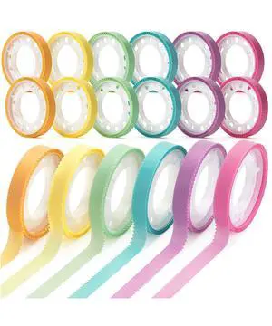Highlighter Tape, 12 Rolls, 0.31" x 16.5 ft | Pastel Transparent Marking Strips, Removable Highlighter Tape, Annotation Supplies for Teachers, Students, Reading Highlighter Tape, 12 Rolls, 0.31" x 16.5 ft | Pastel Transparent Marking Strips, Removable Highlighter Tape, Annotation Supplies for Teachers, Students, Reading