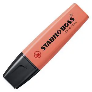 BOSS Original Pastel Highlighter, Mellow Coral Red BOSS Original Pastel Highlighter, Mellow Coral Red