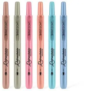 Retractable Highlighters Assorted Colors: Chisel Tip 6ct Vintage | Aesthetic Pens Pack Multi Colored Ink No Bleed & Smear for Highlighting Journaling Drawing Coloring Note-taking Home Office Retractable Highlighters Assorted Colors: Chisel Tip 6ct Vintage | Aesthetic Pens Pack Multi Colored Ink No Bleed & Smear for Highlighting Journaling Drawing Coloring Note-taking Home Office