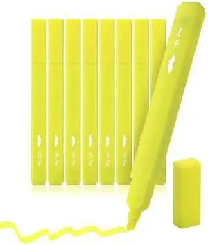 Yellow Aesthetic Bible Highlighters No Bleed Through, 8 pcs | Chisel Tip, Cute Highlighter for Journaling Supplies and School Accessories, Bible Highlighters and Pens No Bleed Yellow Aesthetic Bible Highlighters No Bleed Through, 8 pcs | Chisel Tip, Cute Highlighter for Journaling Supplies and School Accessories, Bible Highlighters and Pens No Bleed