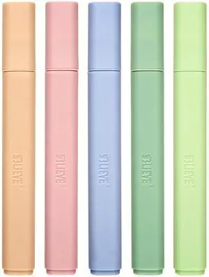 Bible Highlighters No Bleed Through, Chisel Tip, 5 Pack | No Smear, Quick-Dry, Aesthetic Cute Pastel Colors For Bible & Journaling (Earthy Edition) Bible Highlighters No Bleed Through, Chisel Tip, 5 Pack | No Smear, Quick-Dry, Aesthetic Cute Pastel Colors For Bible & Journaling (Earthy Edition)