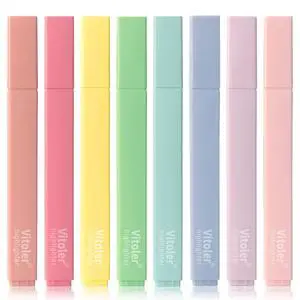 Highlighters,8Pcs,Pastel Chisel Tip Bible Highlighter No Bleed | Highlighters Assorted Colors,Soft Tip,Fast Dry,for Highlighting,Underlining Bible Journaling,Back to School Supplies Highlighters,8Pcs,Pastel Chisel Tip Bible Highlighter No Bleed | Highlighters Assorted Colors,Soft Tip,Fast Dry,for Highlighting,Underlining Bible Journaling,Back to School Supplies