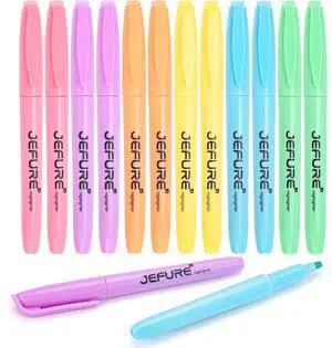 12 Pcs Highlighters, Chisel Tip, Pastel Assorted Colors | Quick Dry Highlighters Bulk, for Studying, Note-Taking, School, College, Office, Exams, Home, Teachers and Students 12 Pcs Highlighters, Chisel Tip, Pastel Assorted Colors | Quick Dry Highlighters Bulk, for Studying, Note-Taking, School, College, Office, Exams, Home, Teachers and Students