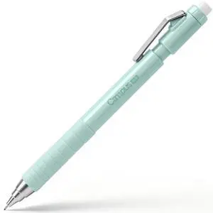 Campus Mechanical Pencil with Eraser, 0.5 mm Fine Point, Green | Japanese Hexagonal Rubber Grip, Twist-Up Replaceable Eraser & Lead Refills, Retractable Tip, Metal Clip for School & Office Campus Mechanical Pencil with Eraser, 0.5 mm Fine Point, Green | Japanese Hexagonal Rubber Grip, Twist-Up Replaceable Eraser & Lead Refills, Retractable Tip, Metal Clip for School & Office