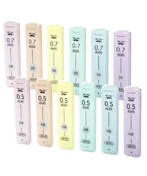 Bulk 0.5 & 0.7 mm Lead Refills for Mechanical Pencils, 12 Pack | 60 pcs per Tube, Black, HB & 2B Graphite Lead, Standard Mechanical Pencil Refills for Drawing and Sketching Bulk 0.5 & 0.7 mm Lead Refills for Mechanical Pencils, 12 Pack | 60 pcs per Tube, Black, HB & 2B Graphite Lead, Standard Mechanical Pencil Refills for Drawing and Sketching